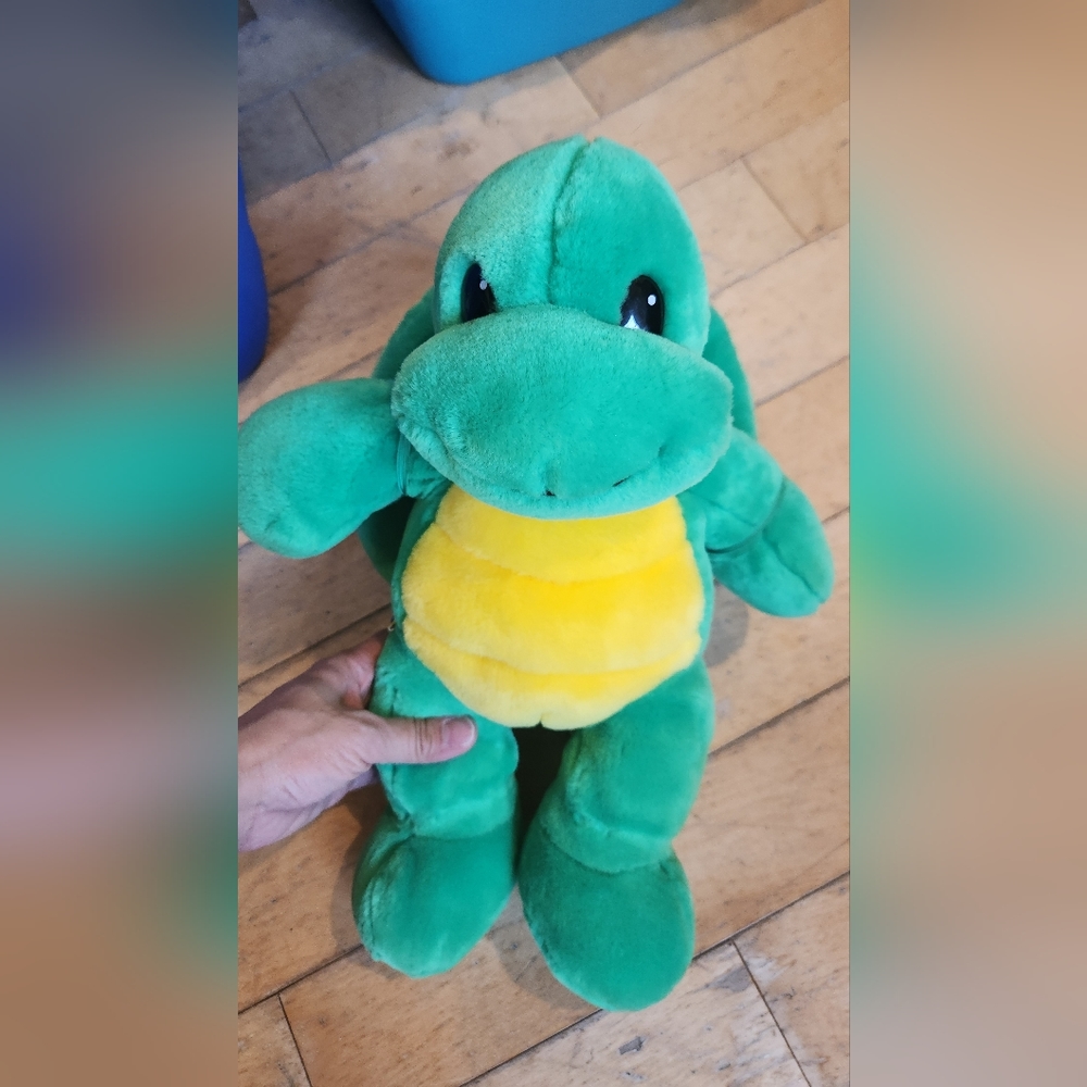 Build a bear turtle plush zippers